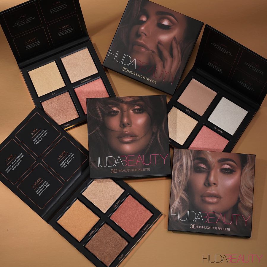 Huda Beauty Bronze Sands Highlighter Palette Swatches - Beauty Trends and Latest Makeup Collections | Profile