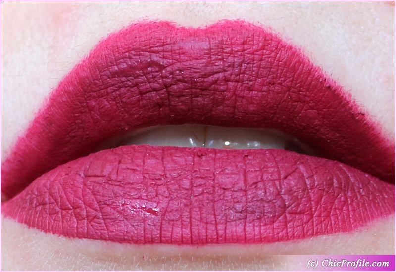 makeup forever liquid lipstick 207 raspberry