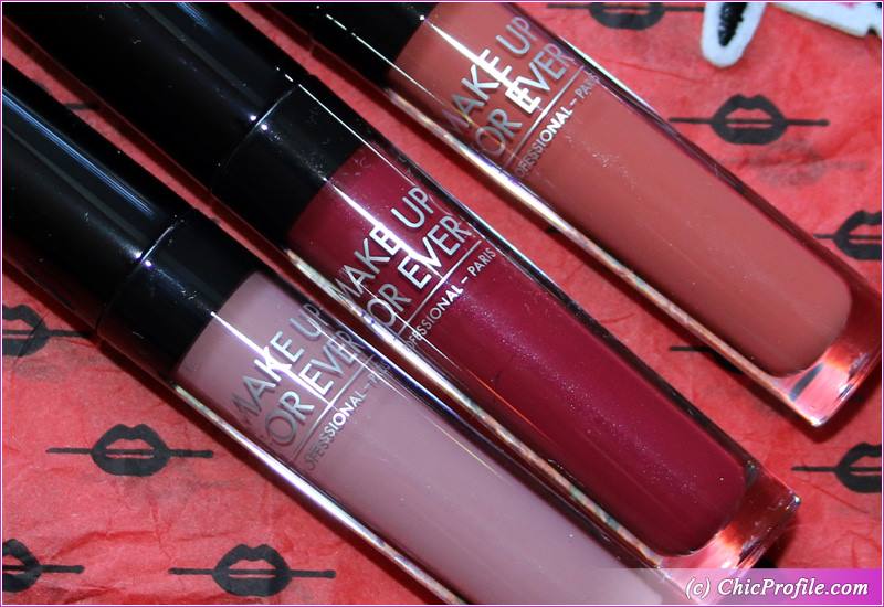 Make Up For Ever Artist Liquid Matte, 205 Mauvy Pink, 301 Rust & 403 Deep  Red: Review and Swatches