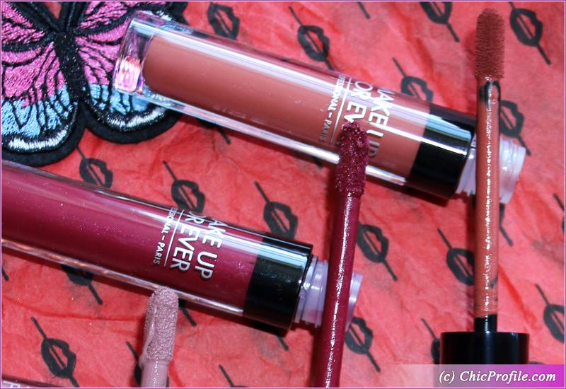 Make Up For Ever Artist Liquid Matte, 205 Mauvy Pink, 301 Rust & 403 Deep  Red: Review and Swatches