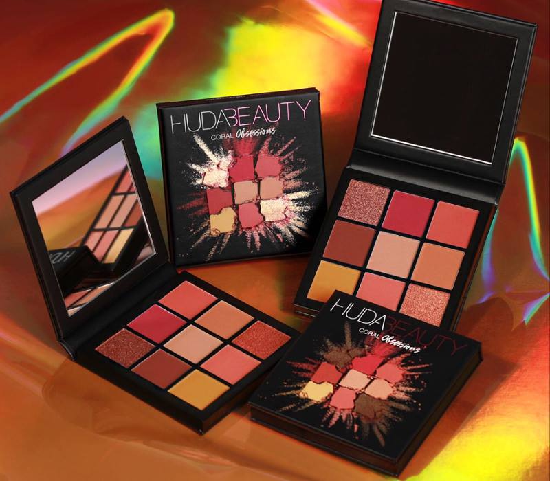 Huda Beauty Gemstone and Coral Obsessions Palettes for May 2018 ...