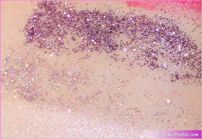 MAC-Pink-Mini-Glitter-Pigments-Kit-Swatches-1 Beauty and Collections | Chic Profile