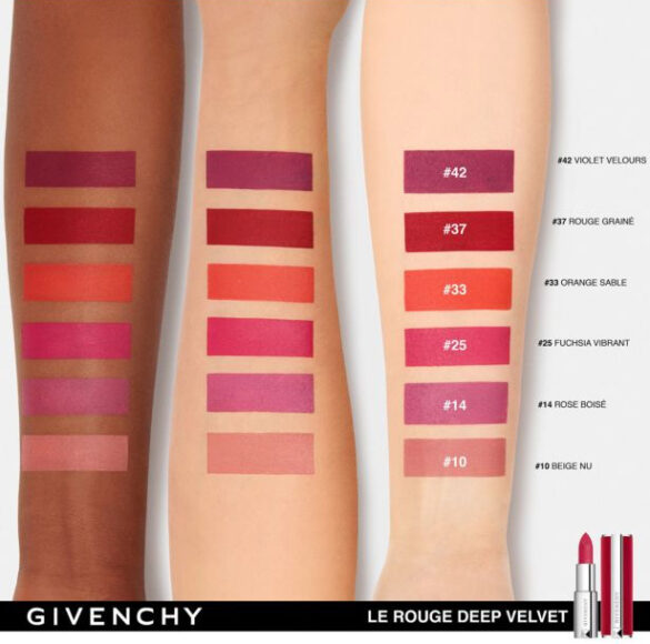 Givenchy Le Rouge Deep Velvet Lipstick Fall 2019 Collection - Beauty ...