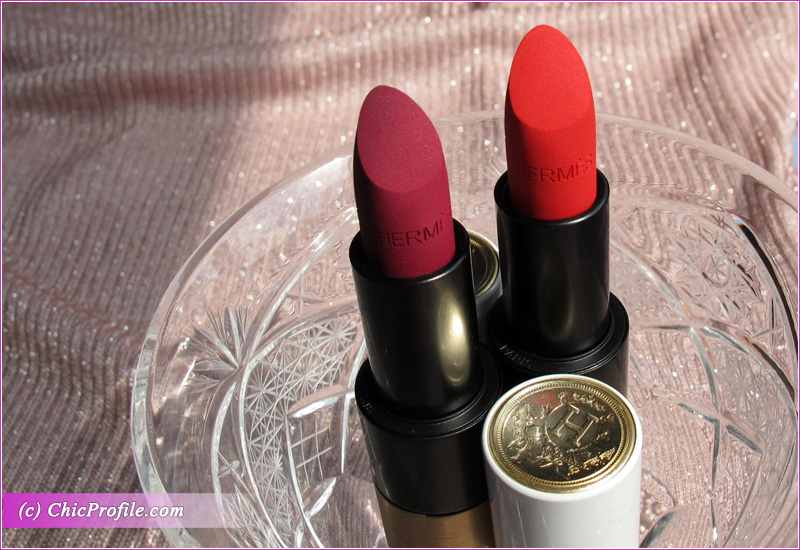 Hermes Rose Velours (78) Rouge Matte Lipstick Review & Swatches