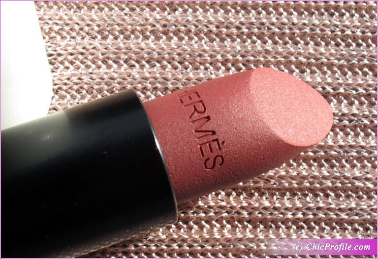 hermes rose boise lipstick swatch