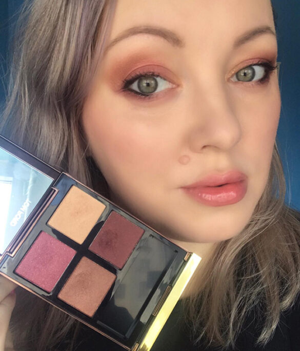 Tom Ford Burnished Amber Eye Color Quad Review, Swatches, Makeup Look ...