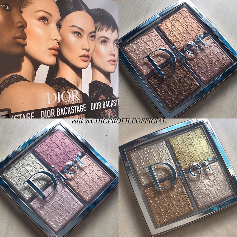 DIOR BACKSTAGE GLOW FACE PALETTE REVIEW  SWATCHES diormakeup  diorbackstage aestheticmakeup makeuptu  Dior highlighter Highlighter  swatches Palette tutorial