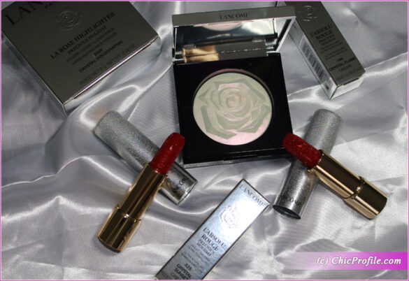 Lancome La Rose Face Highlighter Review, Live Swatch, Makeup Looks