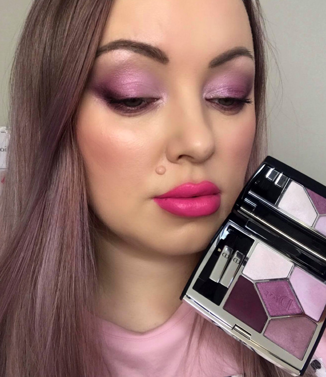 Dior 5 Couleurs Couture 849 Pink Sakura Eyeshadow Palette Review